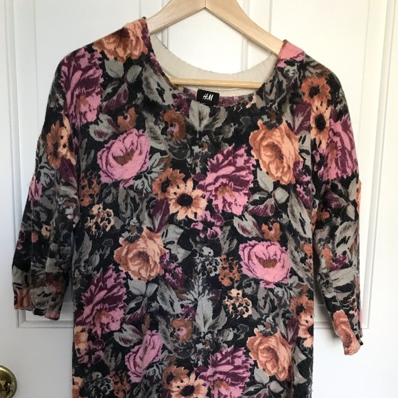 Floral sweater dress - Picture 3 of 3